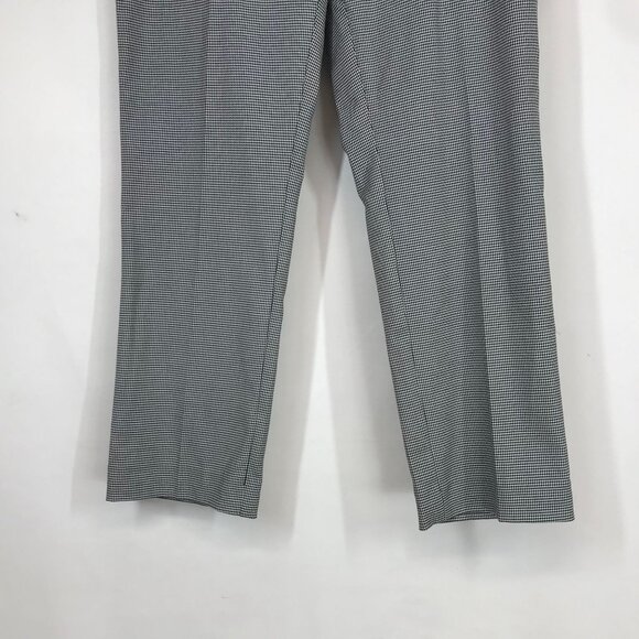 ANN TAYLOR - WOMEN'S 6 -BLACK/WHITE CHECK DRESS SLACK PANTS - Picture 3 of 8